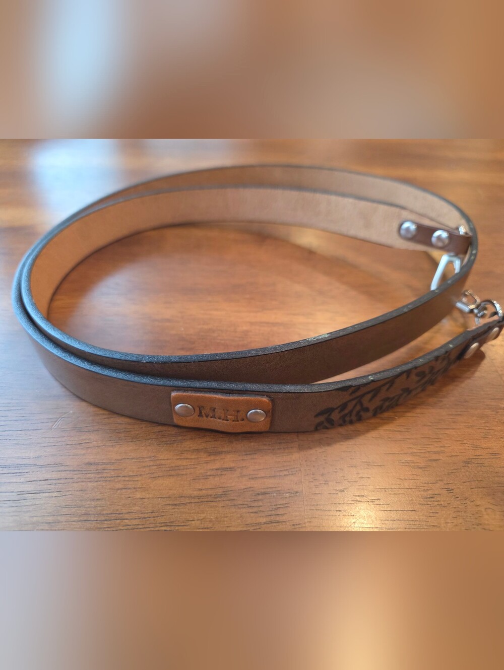 Brown Leather Bag Or Camera Strap